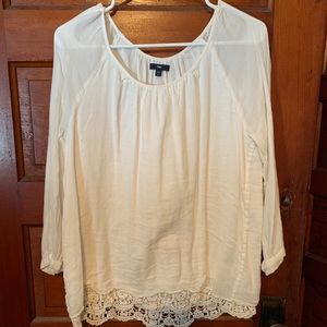 White long sleeve shirt